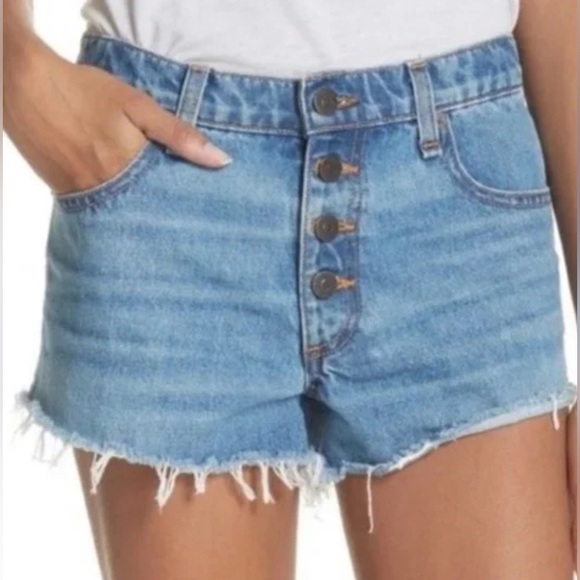 Veronica Beard Denim Blue Women's Shorts